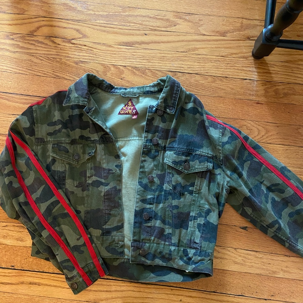 Camo Denim Jacket